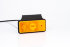Габаритный светодиодный фонарь MD-013 Z+K желтый с кронштейном и проводом