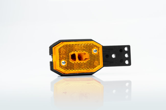 Габаритный фонарь FT-001 ZII+K желтый с кронштейном