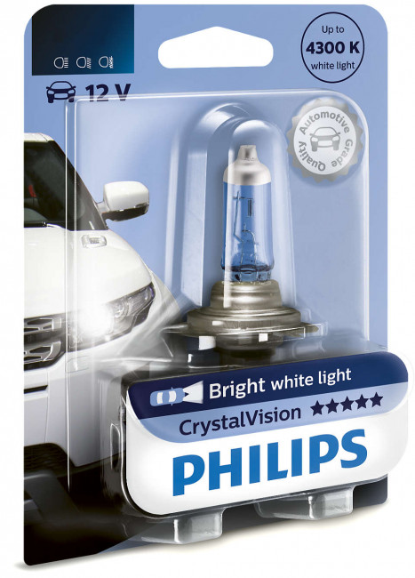 Лампа H3 12V- 55W Cristal Vision (PK22s) блист.