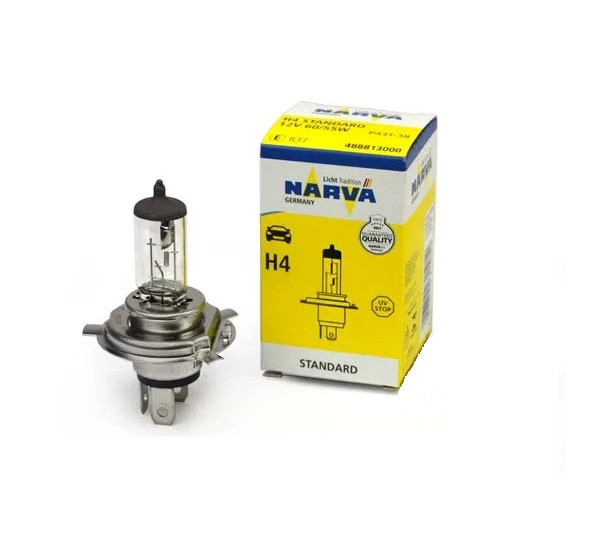 Лампа H4 Narva Standart 12V- 60/55W (P43t) 48881
