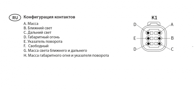 Фара с поворотником 071-RGV1B.52410 ПРАВАЯ Фара с поворотником 071-RGV1B.52410 ПРАВАЯ