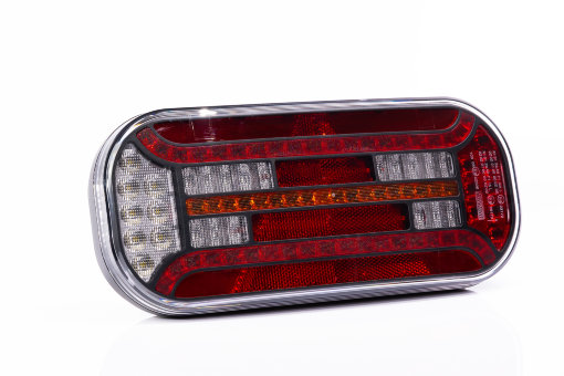 Фонарь задний 6-функциональный FT-610 L LED DI с треугольником (левый) Фонарь задний 6-функциональный FT-610 L LED DI с треугольником (левый)