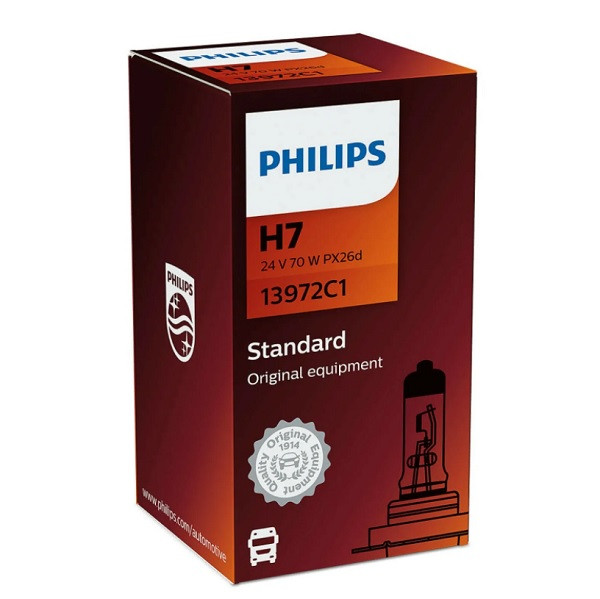 Лампа H7 24V-70W  (PX26d) 13972C1 Standard