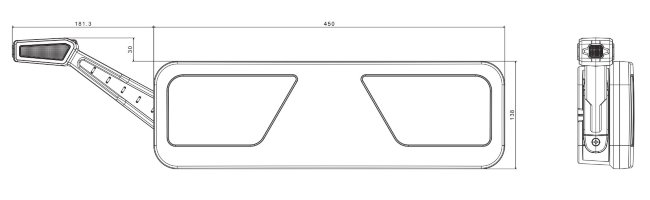 Фонарь задний 6-функциональный FT-700-146 P LED 24V (правый) Фонарь задний 6-функциональный FT-700-146 P LED 24V (правый)