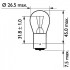 Лампа PY21W 24V-21W Master Life (BАU15s) 10 шт. в упаковке