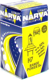 Лампа H7 12V-55W (PX26d) Range Power 50 1шт.