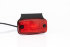 Габаритный светодиодный фонарь FT-019 C+K красный c кронштейном