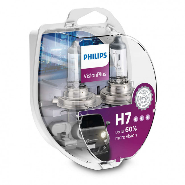 Лампа H7 12V-55W (PX26d) Vision Plus (2шт.)