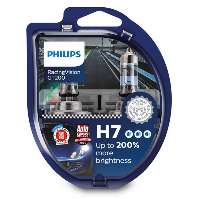 Лампа H7 12V-55W (PX26d) Racing Vision GT200 ( 2 шт.)