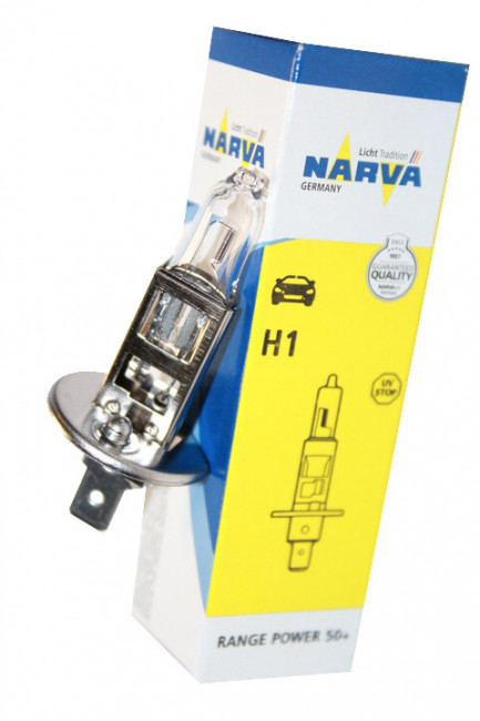 Лампа H1 12V- 55W Range Power 50 (P14,5s) 1шт. Лампа H1 12V- 55W Range Power 50 (P14,5s) 1шт.